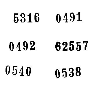 numbers